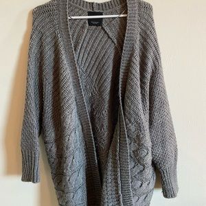 Chunky knit cardigan
